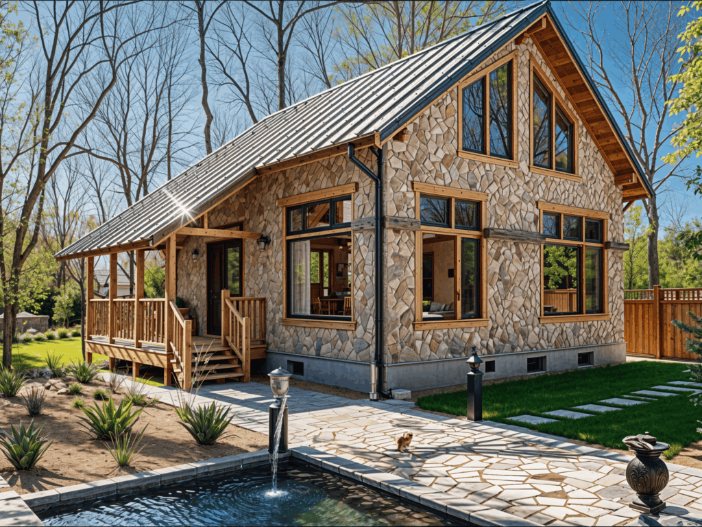 Дом из профилированного бруса под ключ XL29